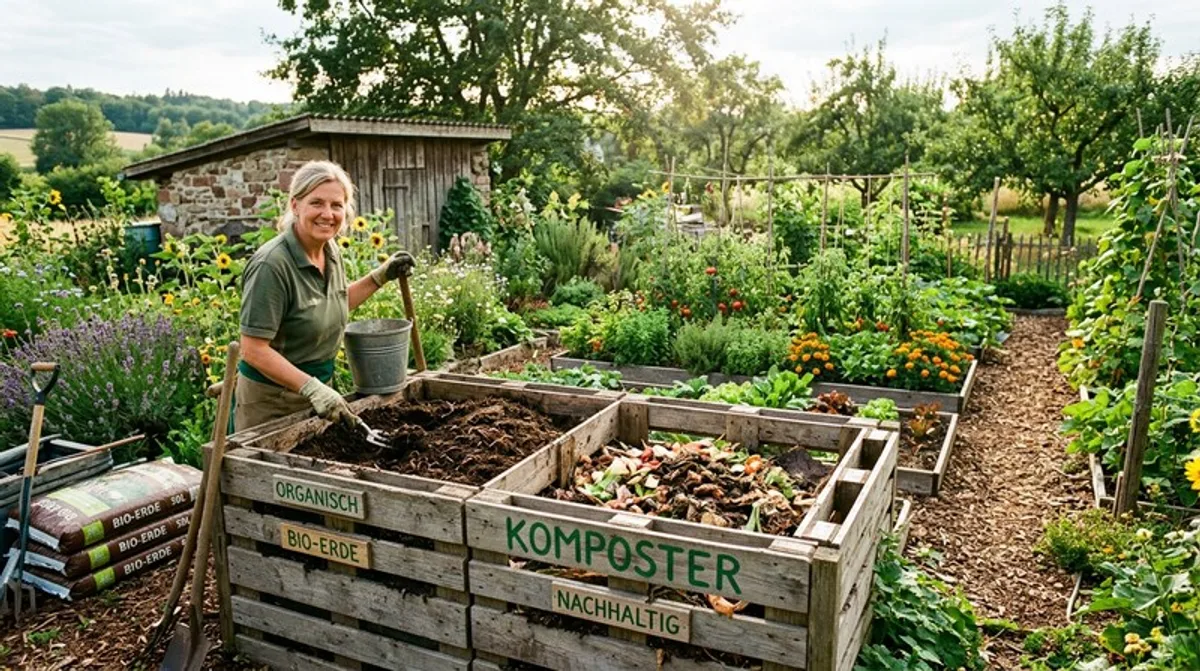 Komposter im Garten: Bio & Nachhaltig sparen