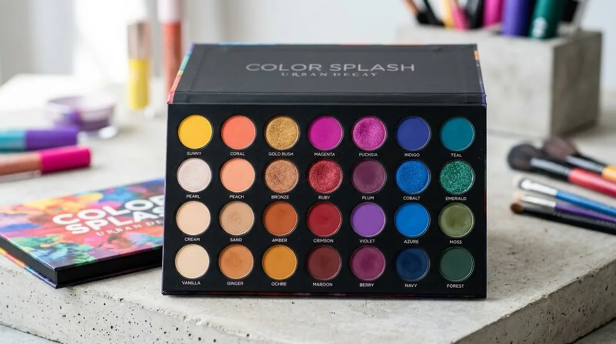 augen-make-up, lidschattenpalette, gesichtspuder, kosmetikpalette, make-up-set, beauty-palette, farbenfrohes make-up, professionelles make-up, hochwertige pigmente, gesichts-konturierung, gesichts-highlighting, make-up für frauen