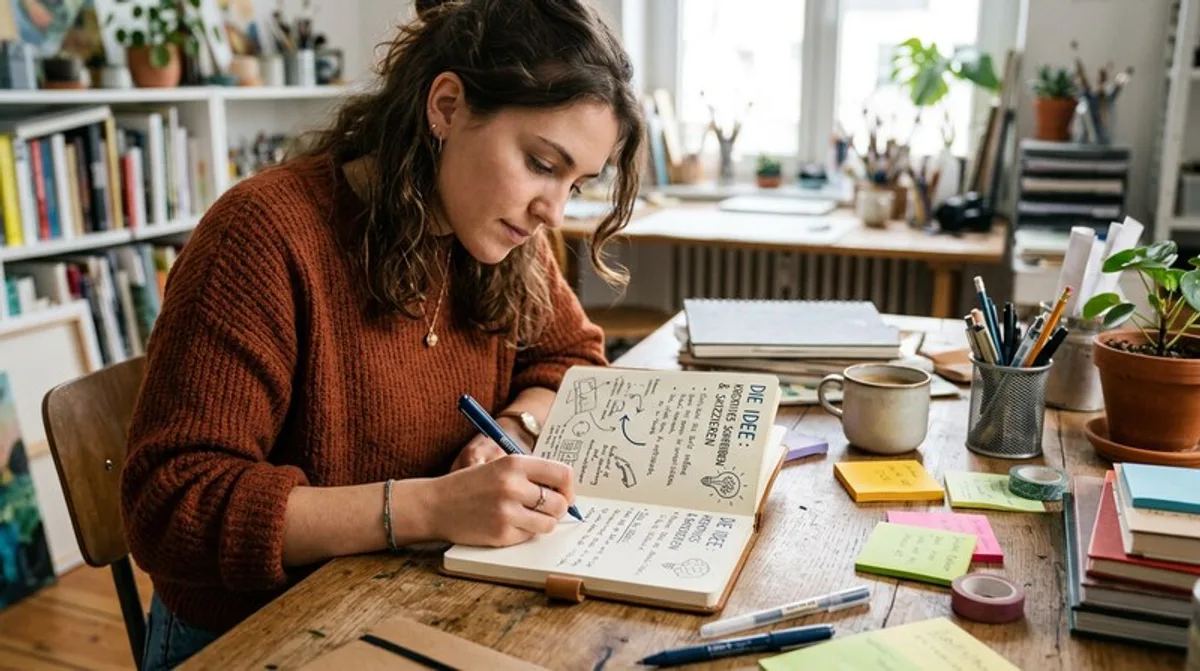 Notizbuch & Stift: Kreativität & Inspiration für Dich