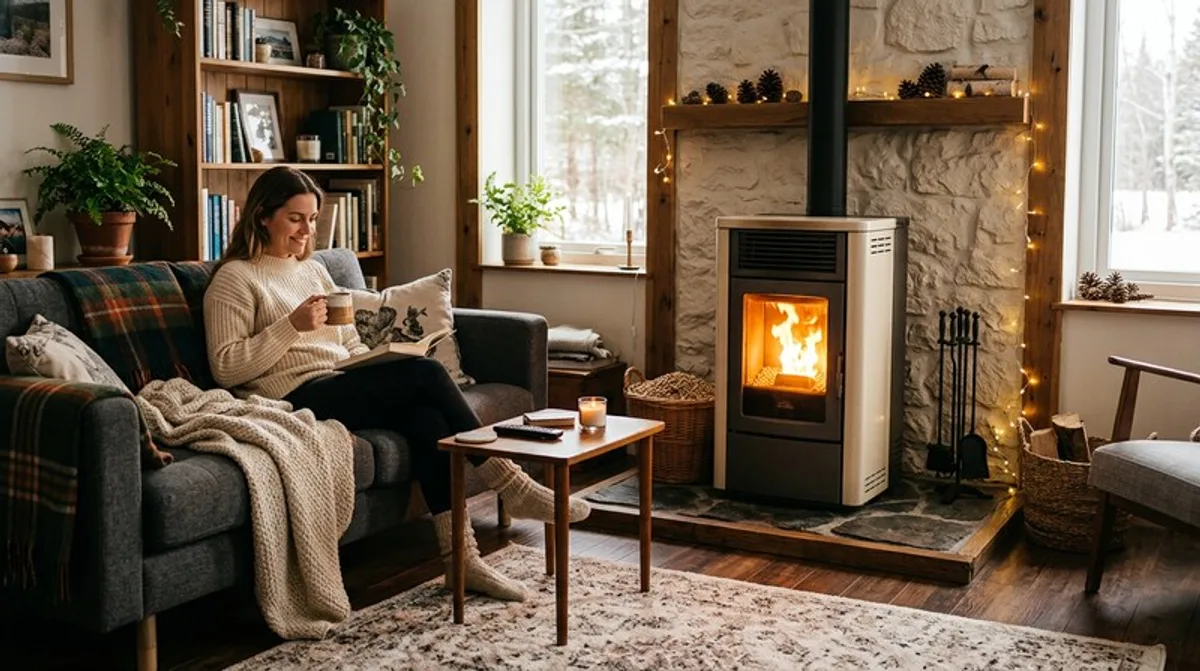 Pelletöfen & Kamine im Wohnzimmer: Gemütliche Deals