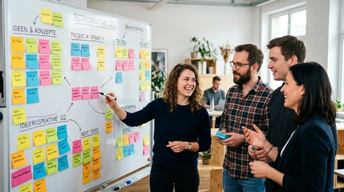 Bunte Whiteboard-Meetings: Ideen & Inspirationen