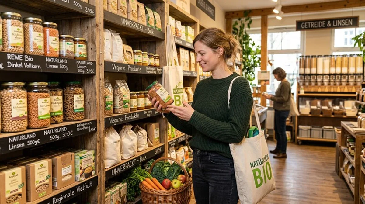 Bio-Supermarkt Regale: Nachhaltig & Günstig