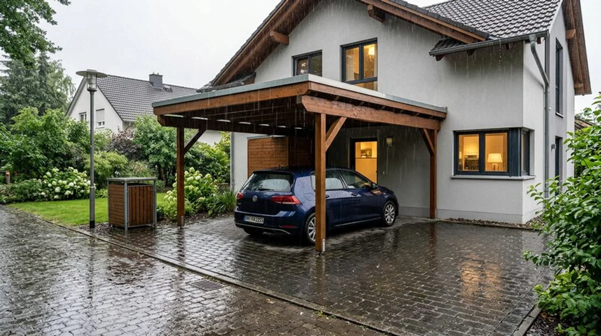 einfahrt, carport, parken, auto, haus, einfahrt carport, carport parken, parken auto, auto haus
