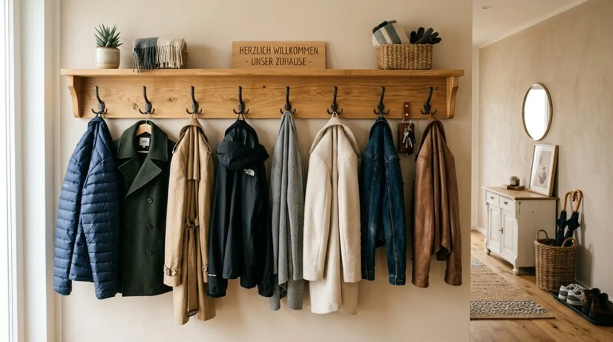 Garderobenhaken Flur: Holz, Jacken & Deals