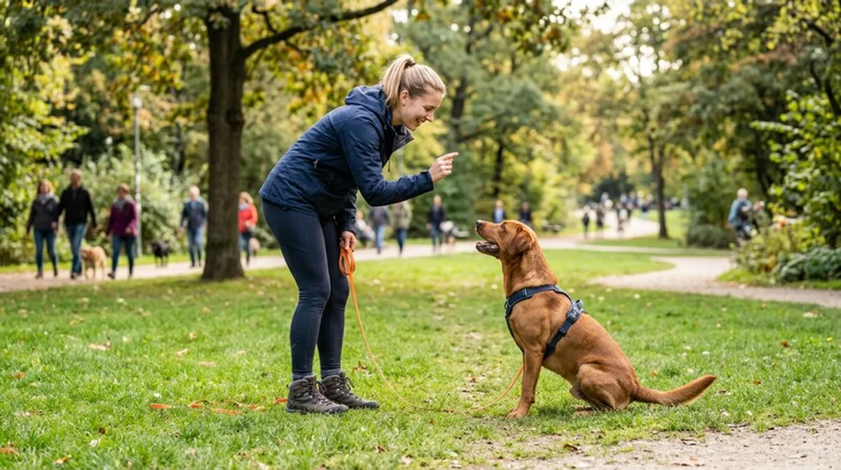 Hundetraining im Park: Besserer Rückruf & Gehorsam