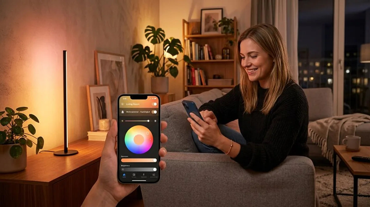 LED Smart Lampen: Wohnzimmer in Farbe & Design