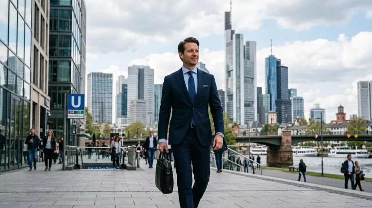 Business-Look in Frankfurt: Hemden, Krawatten & Deals