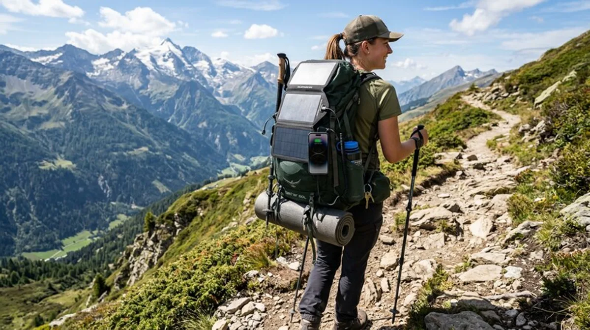 Solar Ladestation Outdoor: Wandern & Power