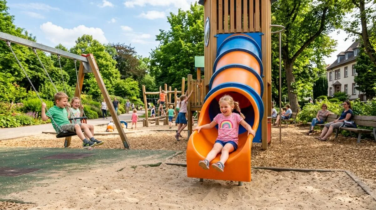 Spielplatz-Sommer: Rutschen, Spaß & Deals für Kinder