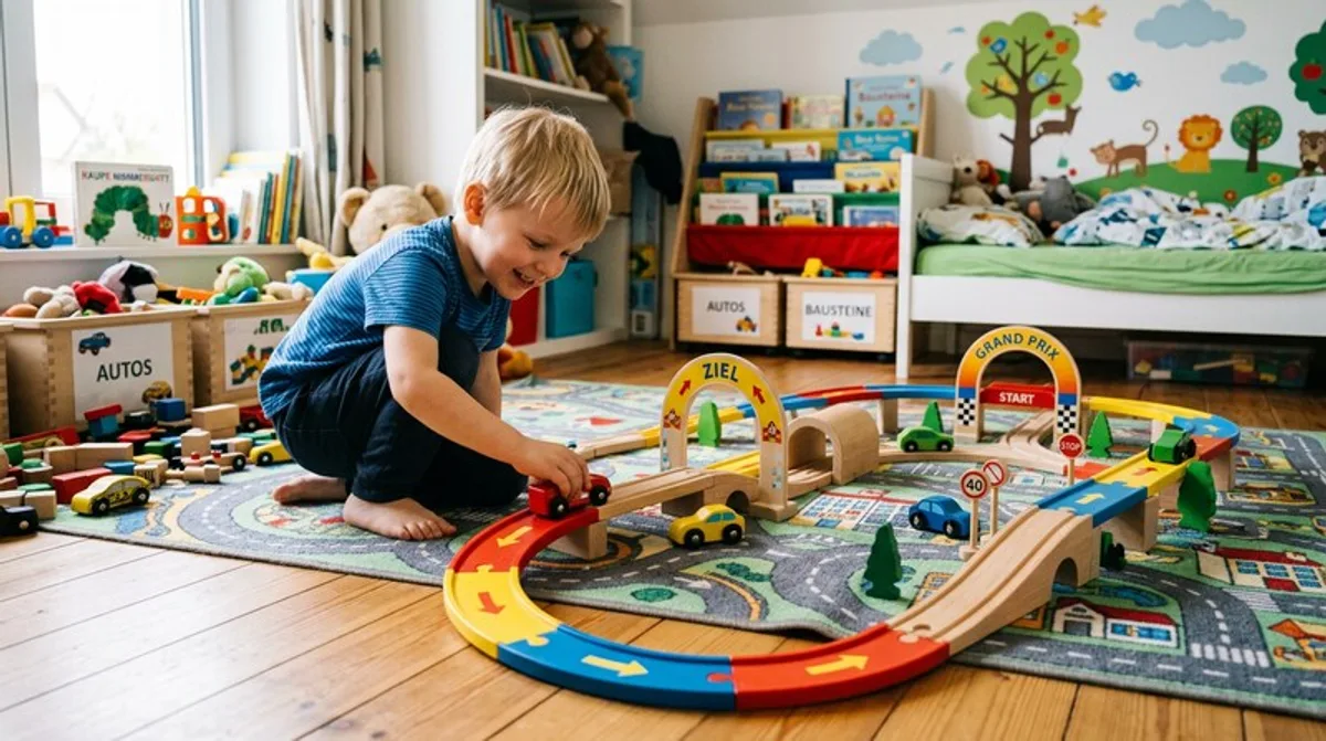Spielzeugautos & Rennbahnen: Ideen für das Kinderzimmer